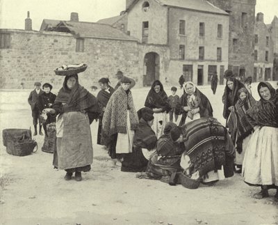Fishmarket, Galway (s/h foto) af Irish Photographer