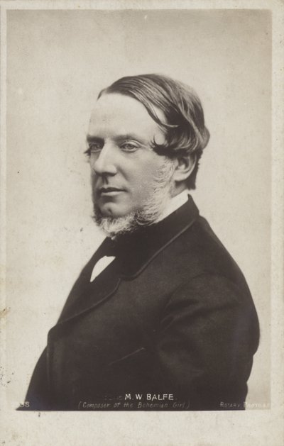 Michael William Balfe, irsk komponist (1808-1870) af Irish Photographer