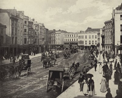 Patrick Street, Cork City (s/h-billede) af Irish Photographer