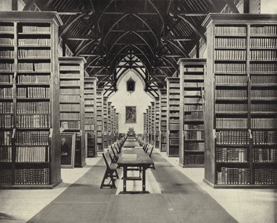 The Library, Maynooth College (s/h foto) af Irish Photographer