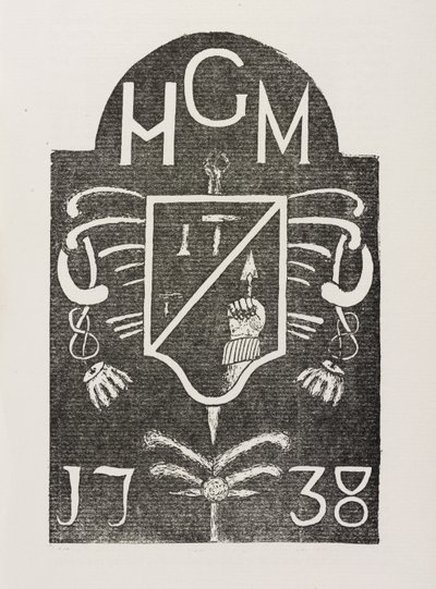 Gnidning af en hjørnesten, der forestiller frimurersymboler, dateret 1738 af Irish School
