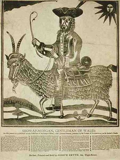 "Shon Ap Morgan, Gentleman of Wales" (litografi) af Irish School