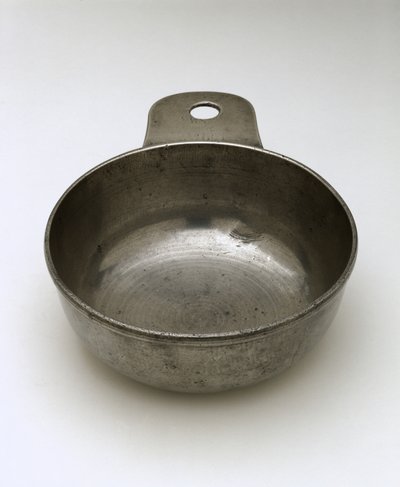 Porringer, ca. 1770-1807 (tin) af Isaac (attr.to) Jackson