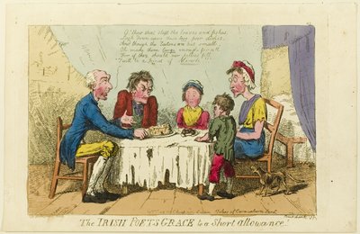 Irske digtere får kort ydelse! af Isaac Cruikshank