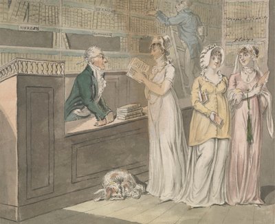 Udlånsbiblioteket af Isaac Cruikshank