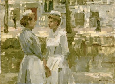 Amsterdam Husstandspiger af Isaac Israels