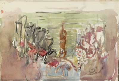 Kunstnere på scenen af Isaac Israels