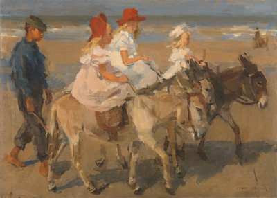 Æselture på stranden Æselridning på stranden af Isaac Israels