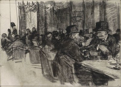 Figurer i et etablissement af Isaac Israels