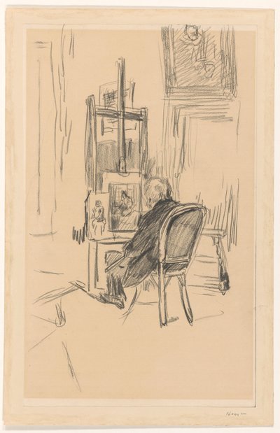Jozef Israels i sit studie af Isaac Israels