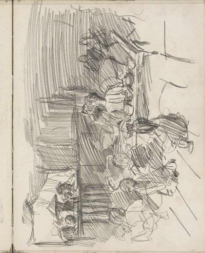 Publikum ved et gamelan-orkester af Isaac Israels