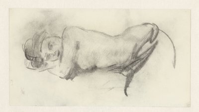 Liggende nøgen kvinde af Isaac Israels