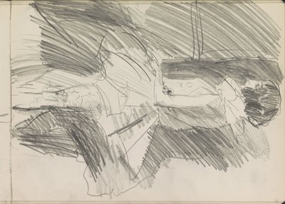Stående danser, i profil af Isaac Israels