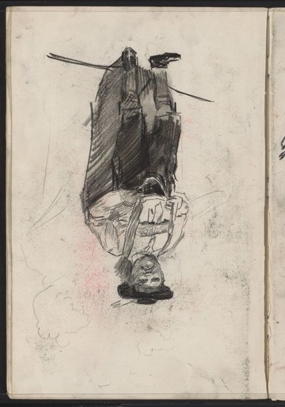 Stående mand i bayersk kostume af Isaac Israels