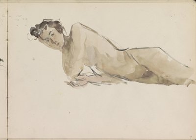 Stående nøgen kvinde af Isaac Israels