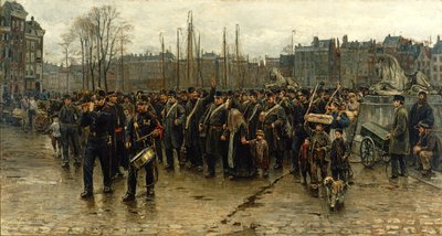 Transport af koloniale soldater af Isaac Israels