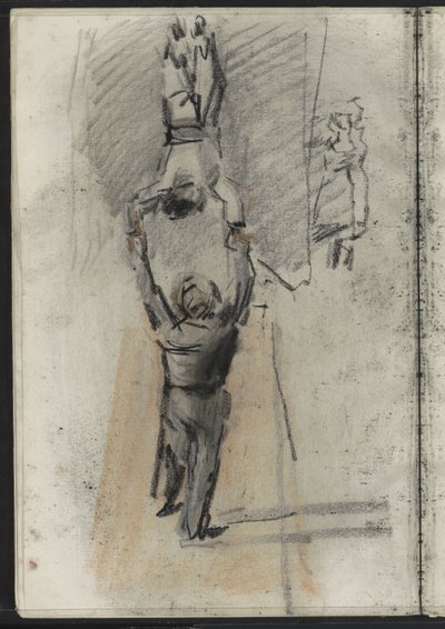 To akrobater, muligvis på scenen af Isaac Israels