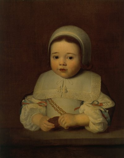 Portræt af barn af Isaac Luttichuys
