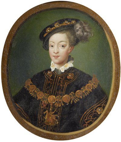 Edward VI 1537-1553, konge af England, 1500-tallet af Isaac Oliver