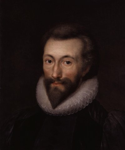 Portræt af John Donne af Isaac Oliver