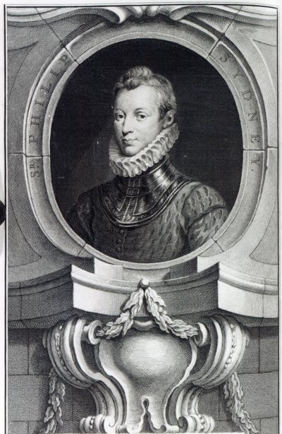 Sir Philip Sidney, graveret af Jacobus Houbraken, 1743 af Isaac Oliver