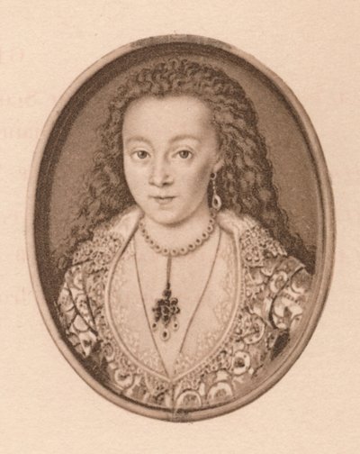Portræt - Arabella Stewart, c1500-tallet, 1904 af Isaac Oliver I