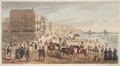 Karakterer om Steyne, Brighton, fra The English Spy udgivet 1824 af Isaac Robert Cruikshank