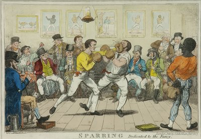 Sparring af Isaac Robert Cruikshank