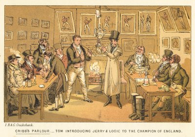 Cribbs Parlor af Isaac, Robert and George Cruikshank