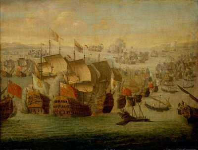 Slaget ved Malaga af Isaac Sailmaker