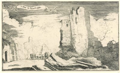 Slottet ved Jaarsveld, ødelagt af franskmændene i 1672 