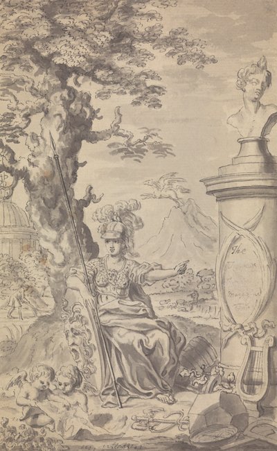Town and Country Magazine - Frontispice for 1769 (1. udgave derfor ingen bind nr.) af Isaac Taylor