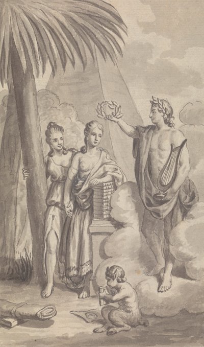 Town and Country Magazine, Frontispice for Vol. X for 1778 af Isaac Taylor