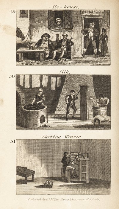 Handler i Regency England: Ale-house, silkemølle og strømpevæver af Isaac Taylor
