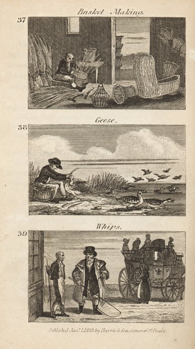 Handler i Regency England: kurvfremstilling, gæsplukning og piske af Isaac Taylor