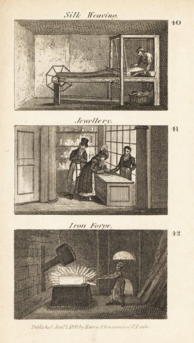 Handler i Regency England: silkevævning, smykker og jernsmedje af Isaac Taylor