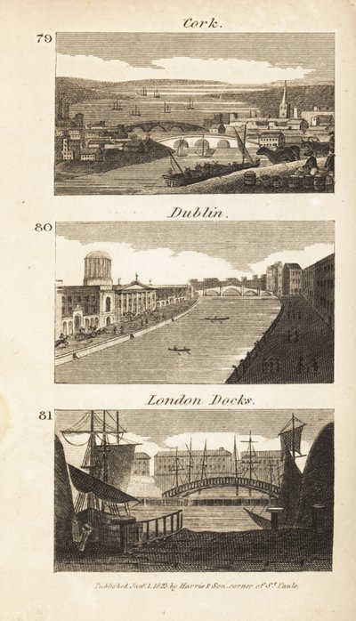Handler i Regency Irland og England: Cork, Dublin og London Docks af Isaac Taylor