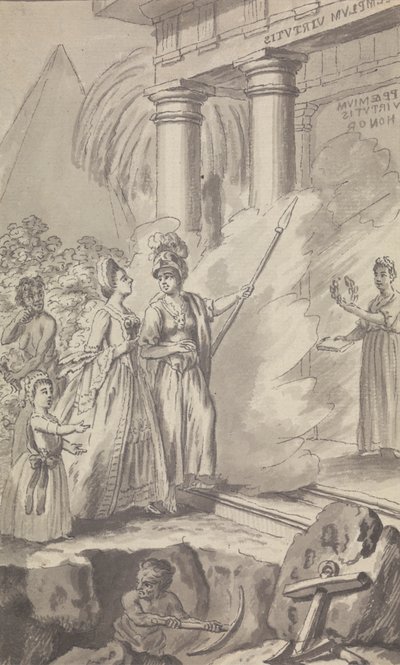 Uidentificeret tidsskrift / Legeillustration af Isaac Taylor