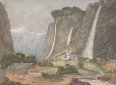Staubbach, Lauterbrunnen (Schweiz) af Isaac Weld