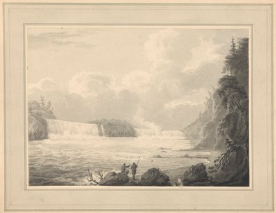 Udsigt over Niagara-faldene af Isaac Weld