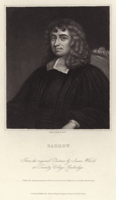 Portræt af Isaac Barrow af Isaac Whood