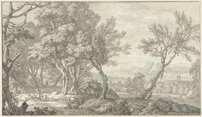 Arkadisk landskab af Isaac de Moucheron