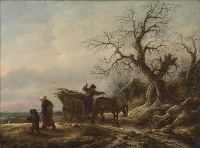 En vinterscene af Isaack van Ostade