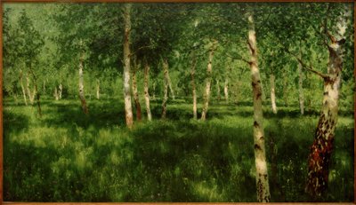 Birkenhain af Isaak Ilyich Levitan