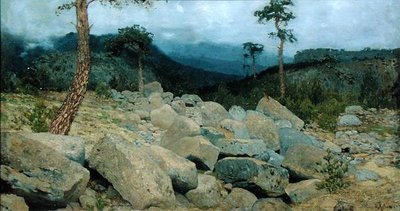 I Krimbjergene, 1886 af Isaak Ilyich Levitan
