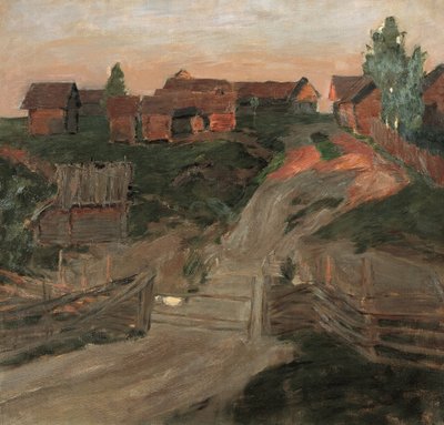 Solens sidste stråler, 1899. af Isaak Ilyich Levitan