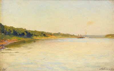 Volga-flodbredden, 1889 af Isaak Ilyich Levitan