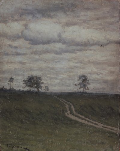 Twilight, 1899 af Isaak Ilyich Levitan
