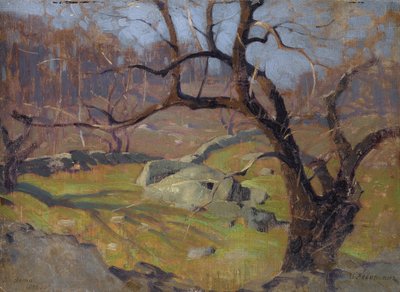 Udsigt nær Jalta, 1886 af Isaak Ilyich Levitan