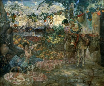 Italien, 1911 af Isaak Israilevich Brodsky